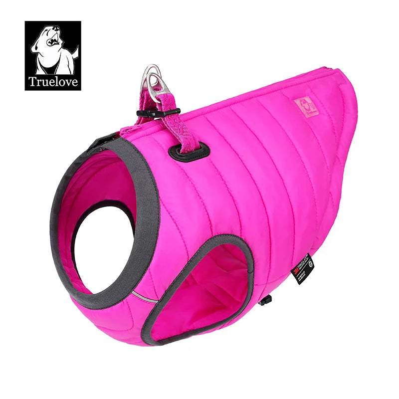 TrueLove Winter Dog Coat with Harness TLG2171 - Thinsulate Insulated 2-in-1 Jacket